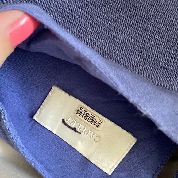 Revolve Capulet - Anais Wrap Crop Top Vintage Blue - Small - Picture 6 of 9